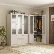 تفصيل دولاب ابيض كبير للتخزين