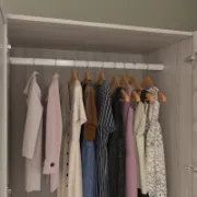 تفصيل دولاب زاوية زجاجي بتصميم عصري