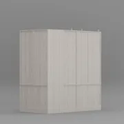 تفصيل دولاب زاوية زجاجي بتصميم عصري