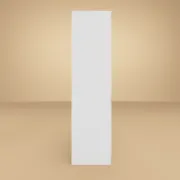 تفصيل دولاب قطعتين أبيض وتخزين متكامل