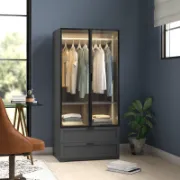 تفصيل دولاب بإضاءة ذكية وتنظيم عملي