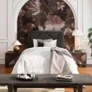 تفصيل سرير من الجلد الفاخر