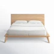 تفصيل سرير خشبي منخفض