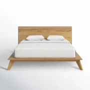 تفصيل سرير خشبي منخفض