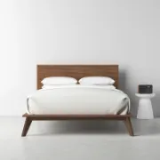 تفصيل سرير خشبي منخفض