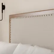 تفصيل سرير خشبي بسيط