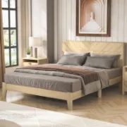 تفصيل سرير بيج خشبي