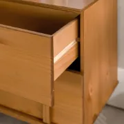 تفصيل كومود من خشب الصنوبر