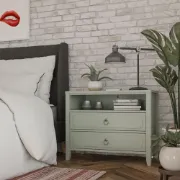 تفصيل كومود بدرجين ورف جانبي عملي