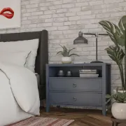 تفصيل كومود بدرجين ورف جانبي عملي