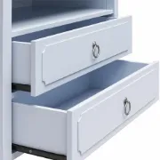 تفصيل كومود بدرجين ورف جانبي عملي