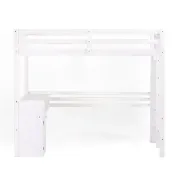 تفصيل سرير أبيض علوي