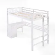 تفصيل سرير أبيض علوي