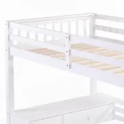 تفصيل سرير أبيض علوي