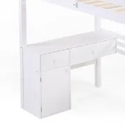 تفصيل سرير أبيض علوي