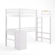 تفصيل سرير أبيض علوي