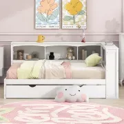 تفصيل سرير مودرن مدمج بسرير سحب