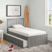 تفصيل سرير كلاسيكي من الخشب الصلب