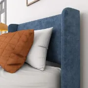 تفصيل سرير منجد من خشب الصنوبر