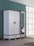 تفصيل دولاب ابيض بسيط عصري