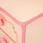 تفصيل طاولة وردية منقوشة