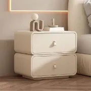 تفصيل طاولة بدرجين باللون الأبيض الكريمي