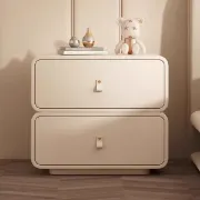 تفصيل طاولة بدرجين باللون الأبيض الكريمي