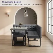 تفصيل طقم طاولة طعام زاوية