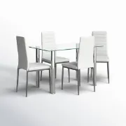 تفصيل طقم طاولة طعام مستطيلة