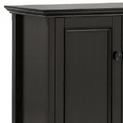 تفصيل بوفية اسود خشب صلب