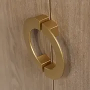 تفصيل بوفية بلون البلوط المعتق الطبيعي