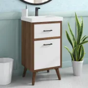 تفصيل وحدة حوض بسطح أبيض من الريزن