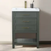 تفصيل وحدة حمّام مع حوض مستطيل