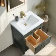 تفصيل وحدة حمّام مع حوض مستطيل