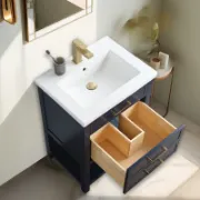 تفصيل وحدة حمّام مع حوض مستطيل