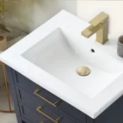 تفصيل وحدة حمّام مع حوض مستطيل