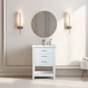 تفصيل وحدة حمّام مع حوض مستطيل