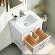 تفصيل وحدة حمّام مع حوض مستطيل