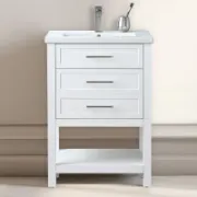 تفصيل وحدة حمّام مع حوض مستطيل