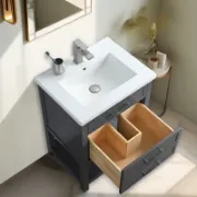 تفصيل وحدة حمّام مع حوض مستطيل