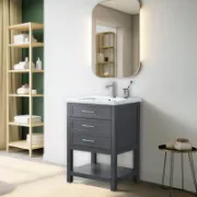 تفصيل وحدة حمّام مع حوض مستطيل