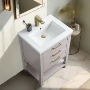تفصيل وحدة حمّام مع حوض مستطيل