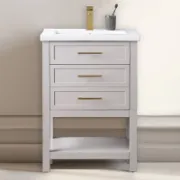 تفصيل وحدة حمّام مع حوض مستطيل