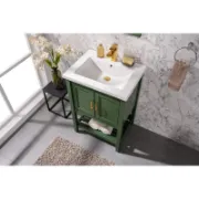 تفصيل وحدة حوض خشب صلب أخضر
