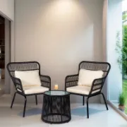 تفصيل مجموعة كراسي حديقة راتان