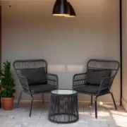 تفصيل مجموعة كراسي حديقة راتان