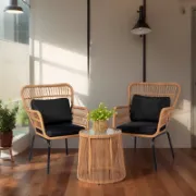 تفصيل مجموعة كراسي حديقة راتان